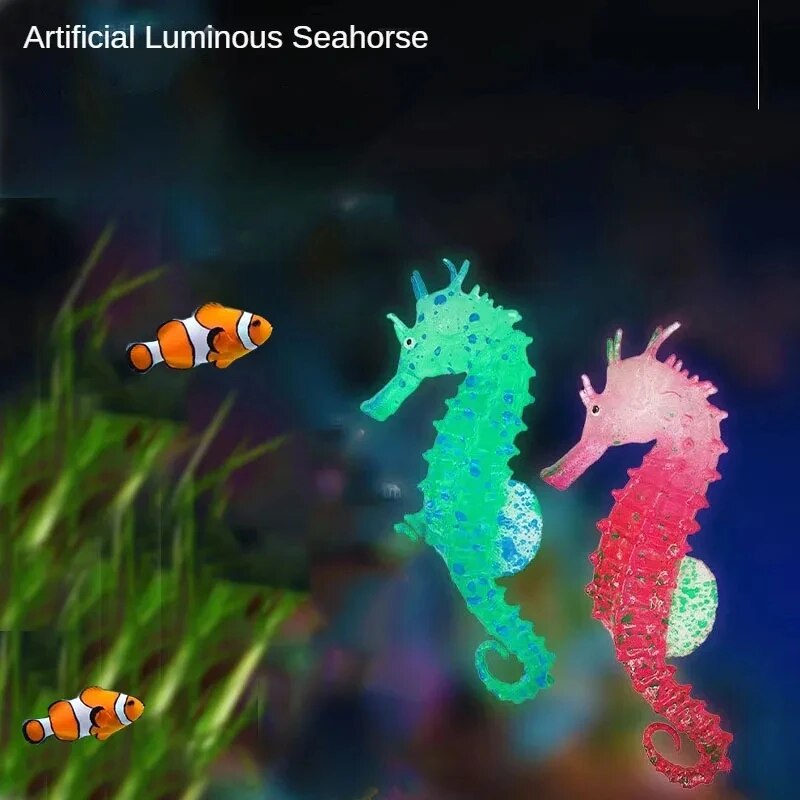 Aquarium Fish Glow In The Dark - Décorations de paysage aquatique pour Aquarium,