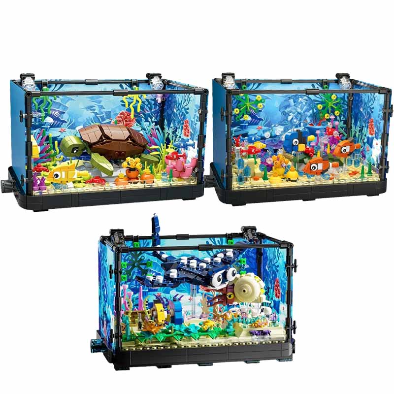 Aquarium Fish Types - Ensemble de blocs de construction pour