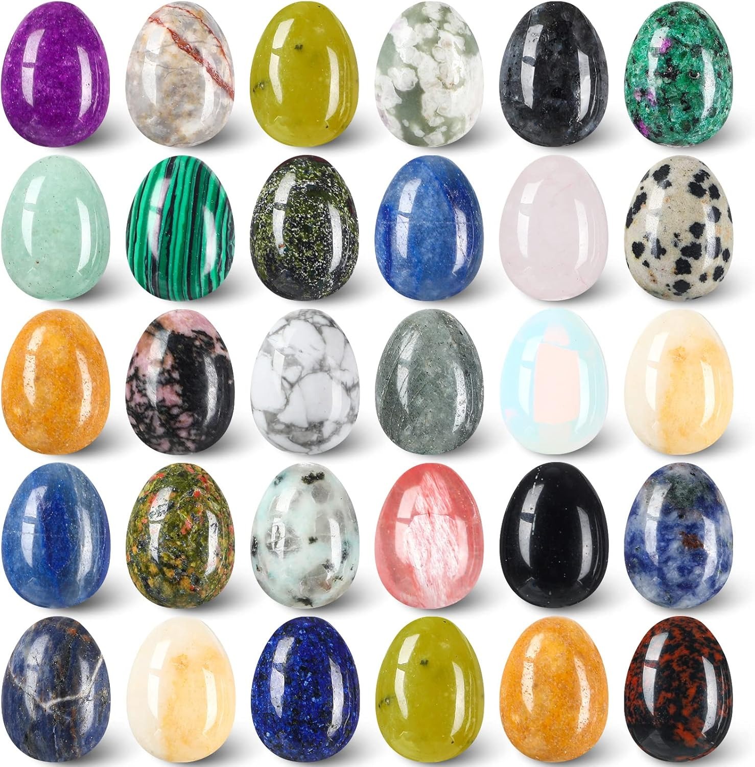 Aquarium Fish Cartoon - 8 perles en cristal naturel, parfaites