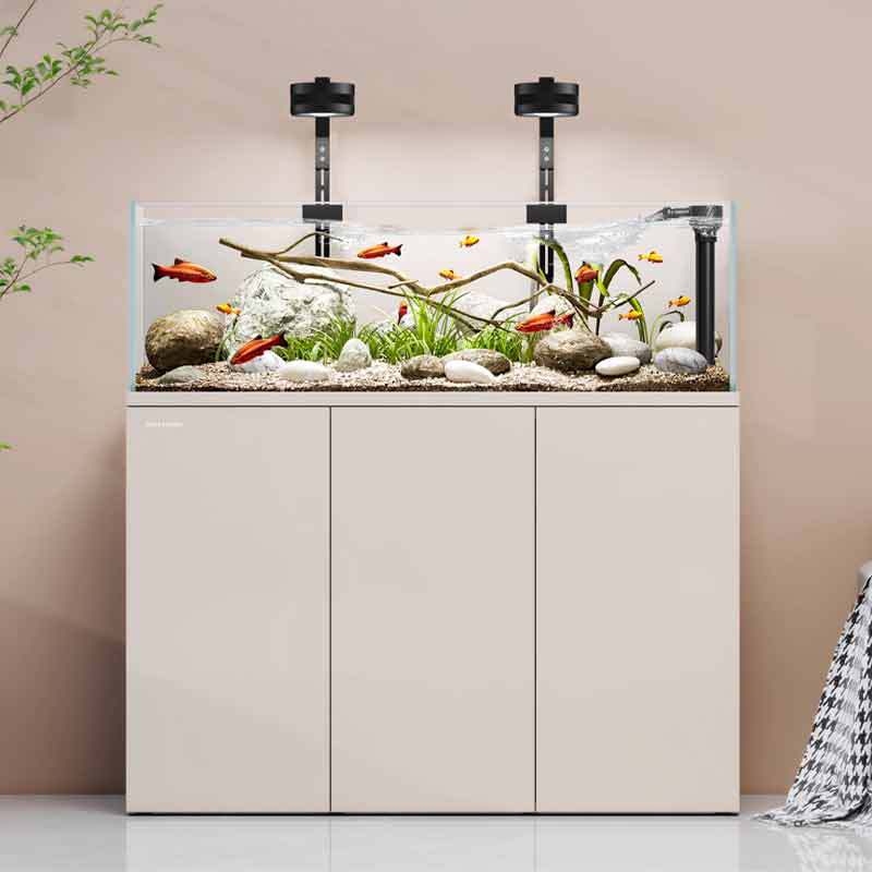 Live Fish Aquarium - Aquarium Minjiang pour poissons d'ornement, en