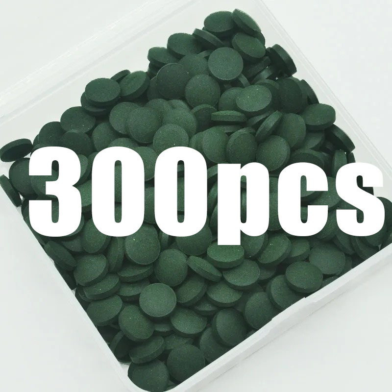 Aquarium Fish Holiday Food - 50-300 pièces comprimés de spiruline de