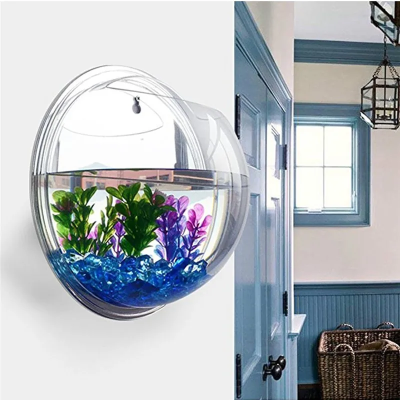 Aquarium Goldfish - Radiateur mural suspendu en acrylique transparent,