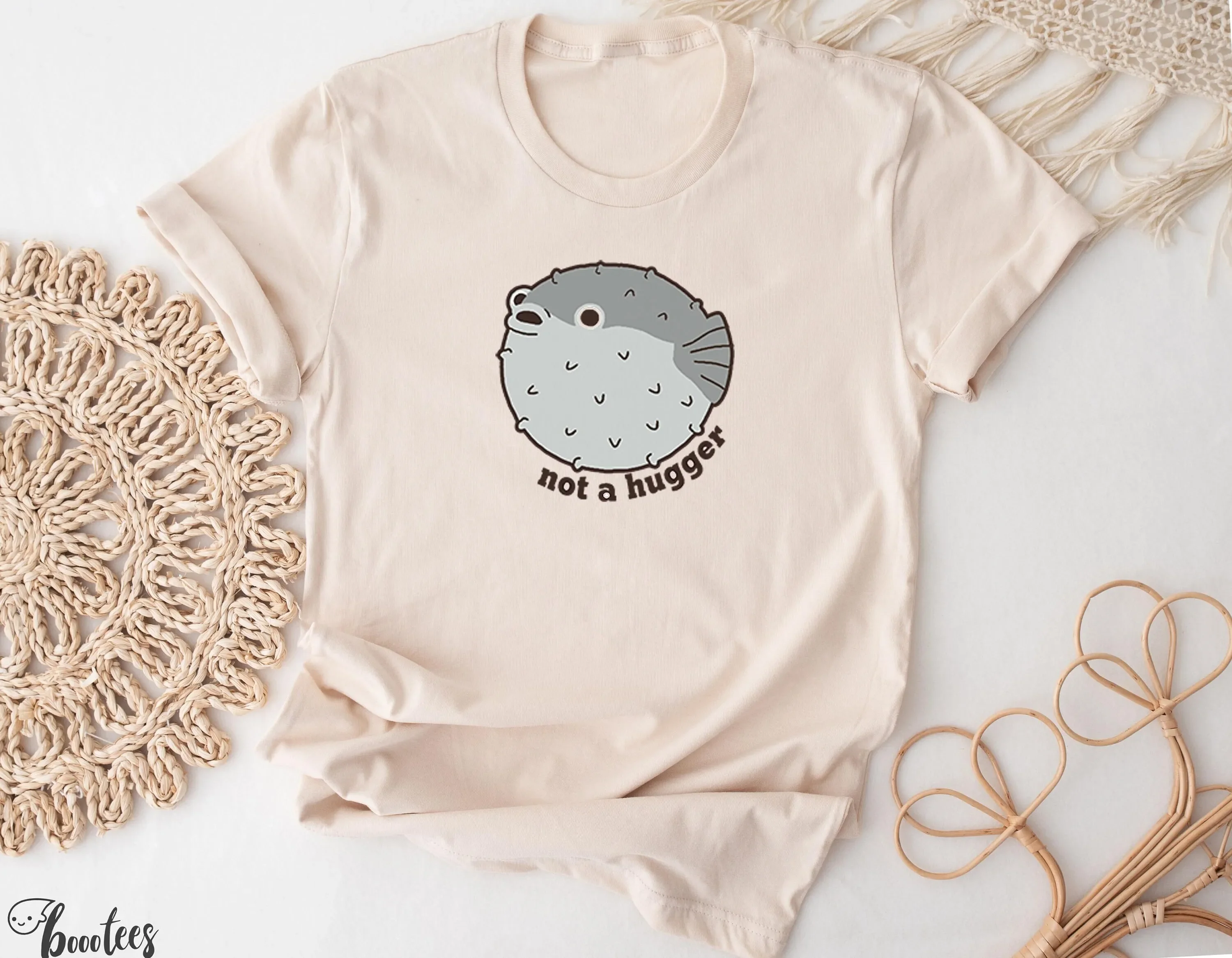 Aquarium Fish Meme - T-shirt « Not A Hugger »