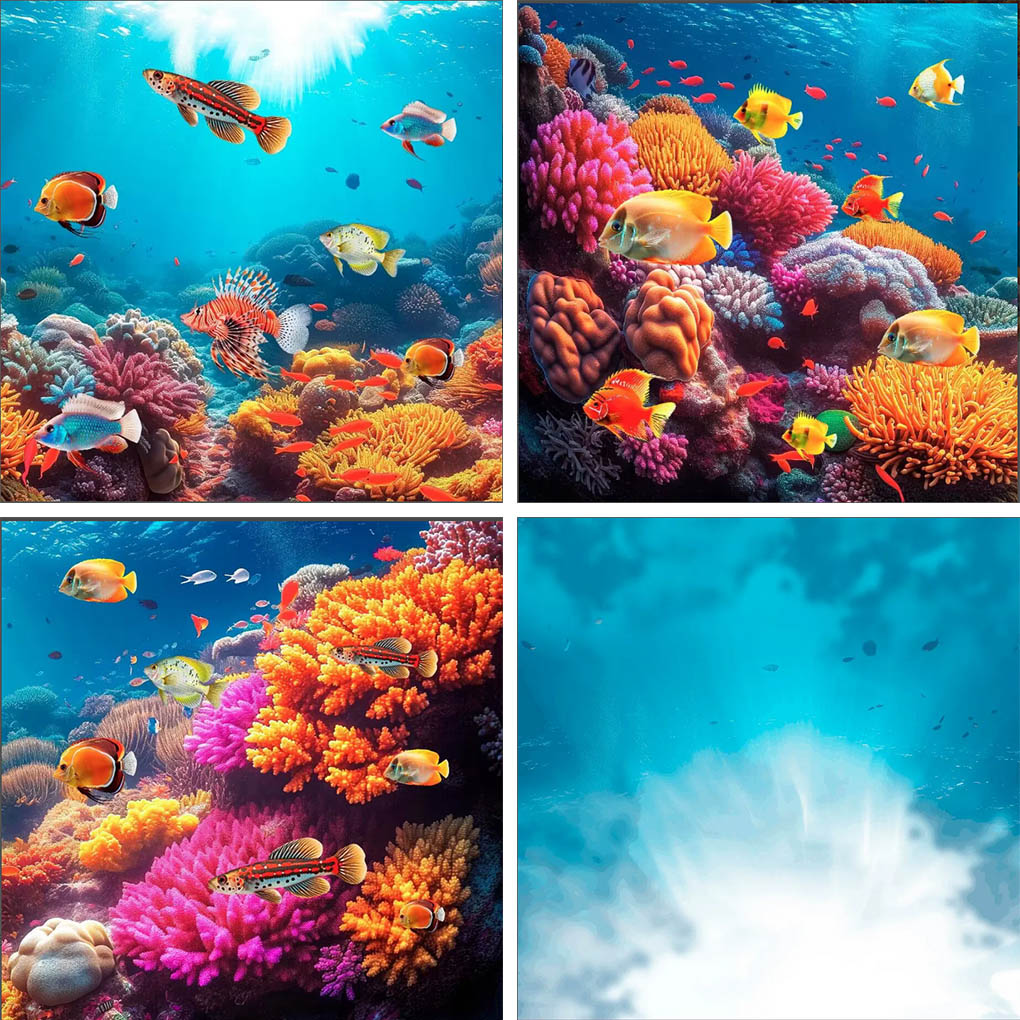 Mehofond – toile de fond pour  - Aquarium Fish World avis et prix