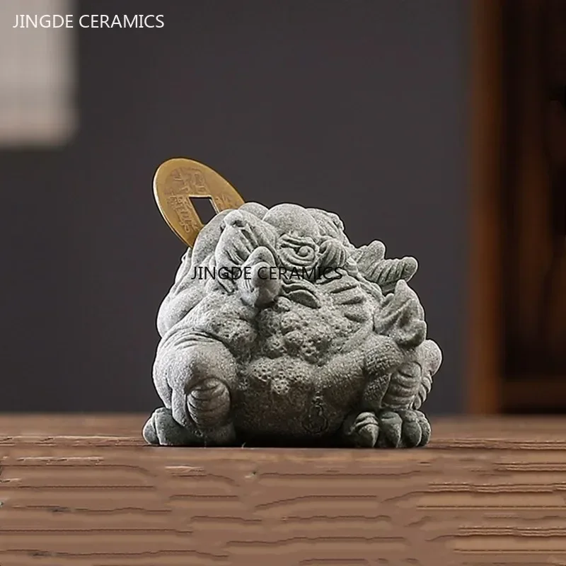 Grès Fengshui doré créatif, dé - Aquarium Fish Types avis et prix