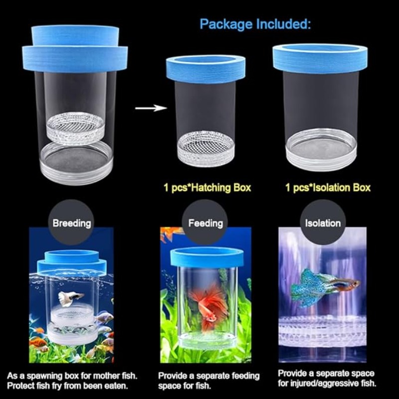 Boîte d'isolation flottante po - Box Fish In Aquarium avis et prix