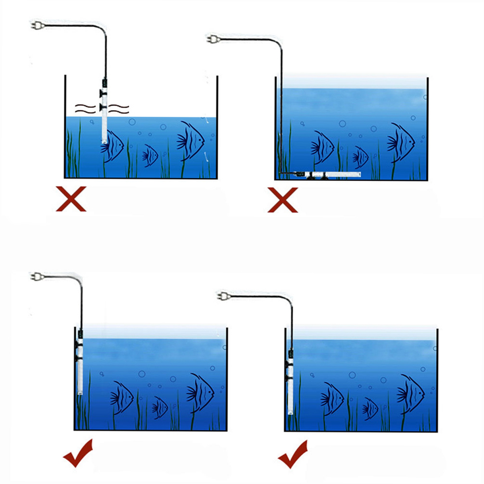 Chauffage submersible pour aqu - Live Fish Aquarium avis et prix