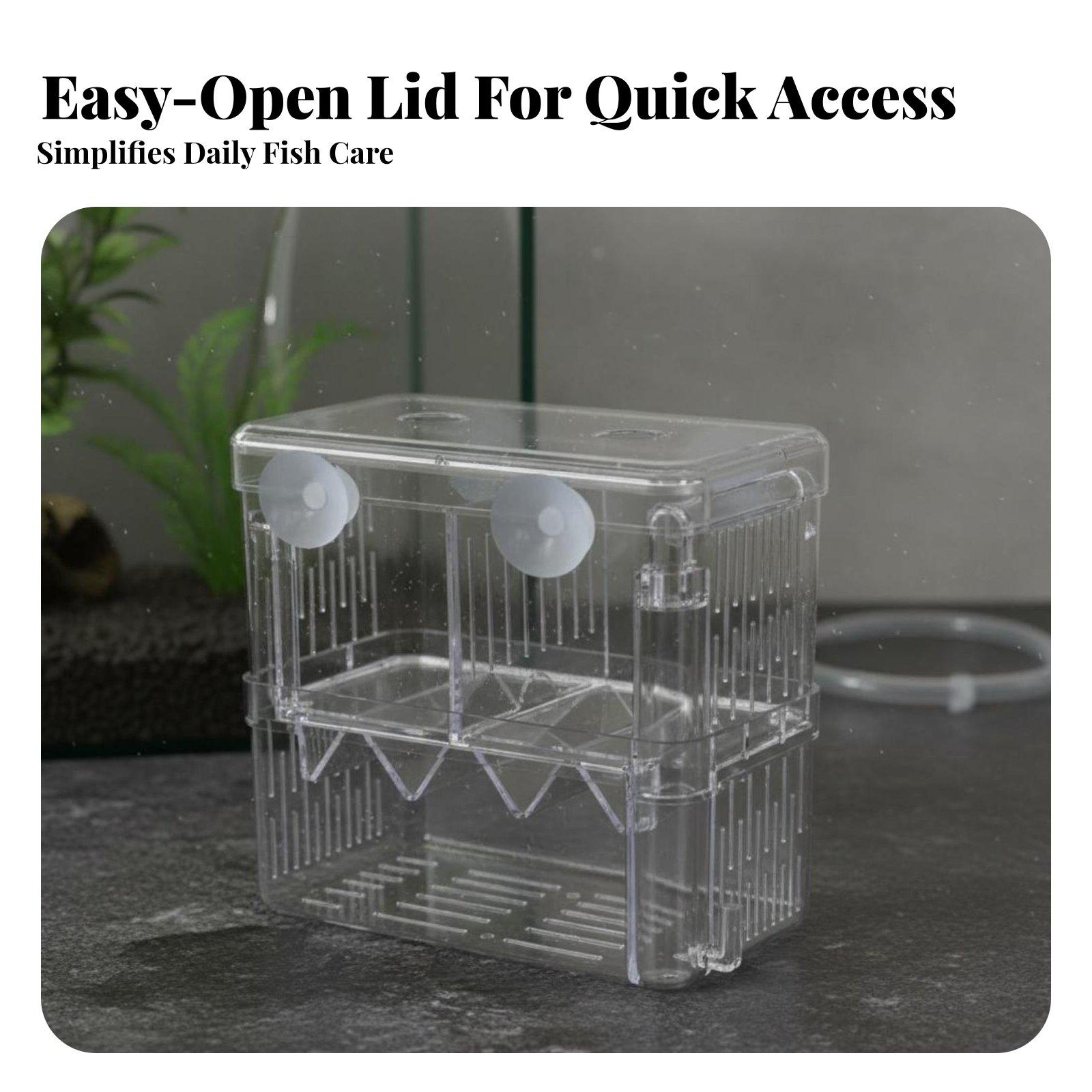Bac d'élevage double couche po - Box Fish In Aquarium avis et prix