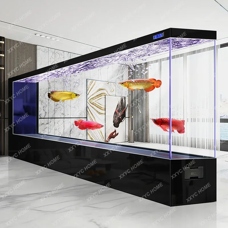 Aquarium géant WWSuper, du sol - Live Fish Aquarium avis et prix