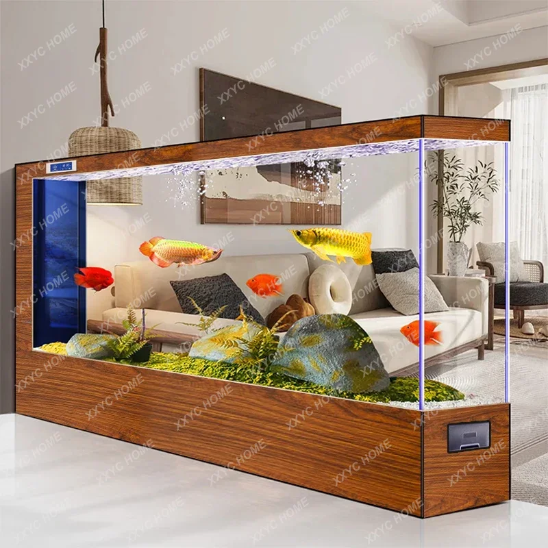Aquarium géant WWSuper, du sol - Live Fish Aquarium avis et prix