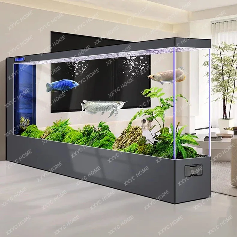 Aquarium géant WWSuper, du sol - Live Fish Aquarium avis et prix