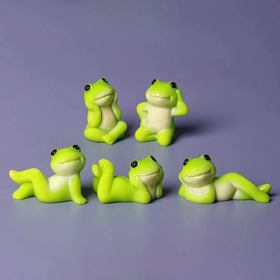 6 figurines de grenouilles amu - Live Fish Aquarium avis et prix