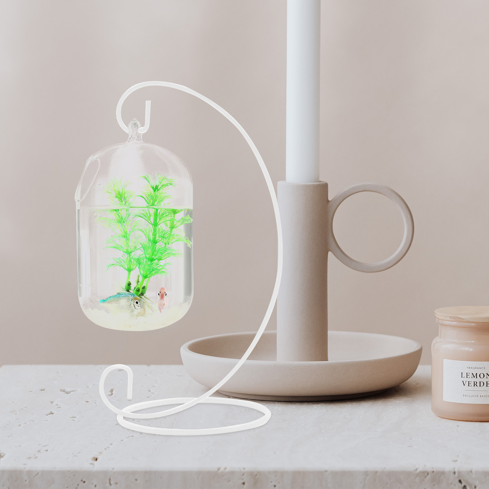 Aquarium miniature en verre tr - Aquarium Goldfish avis et prix