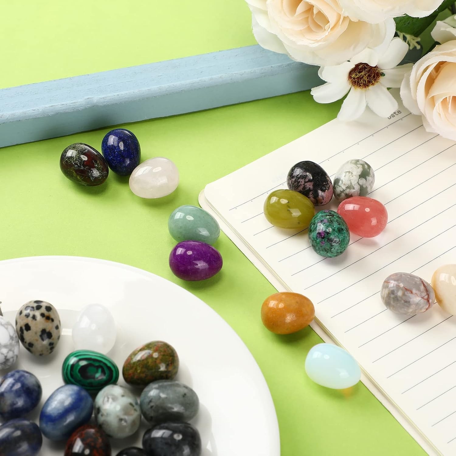 8 perles en cristal naturel, p - Aquarium Fish Cartoon avis et prix