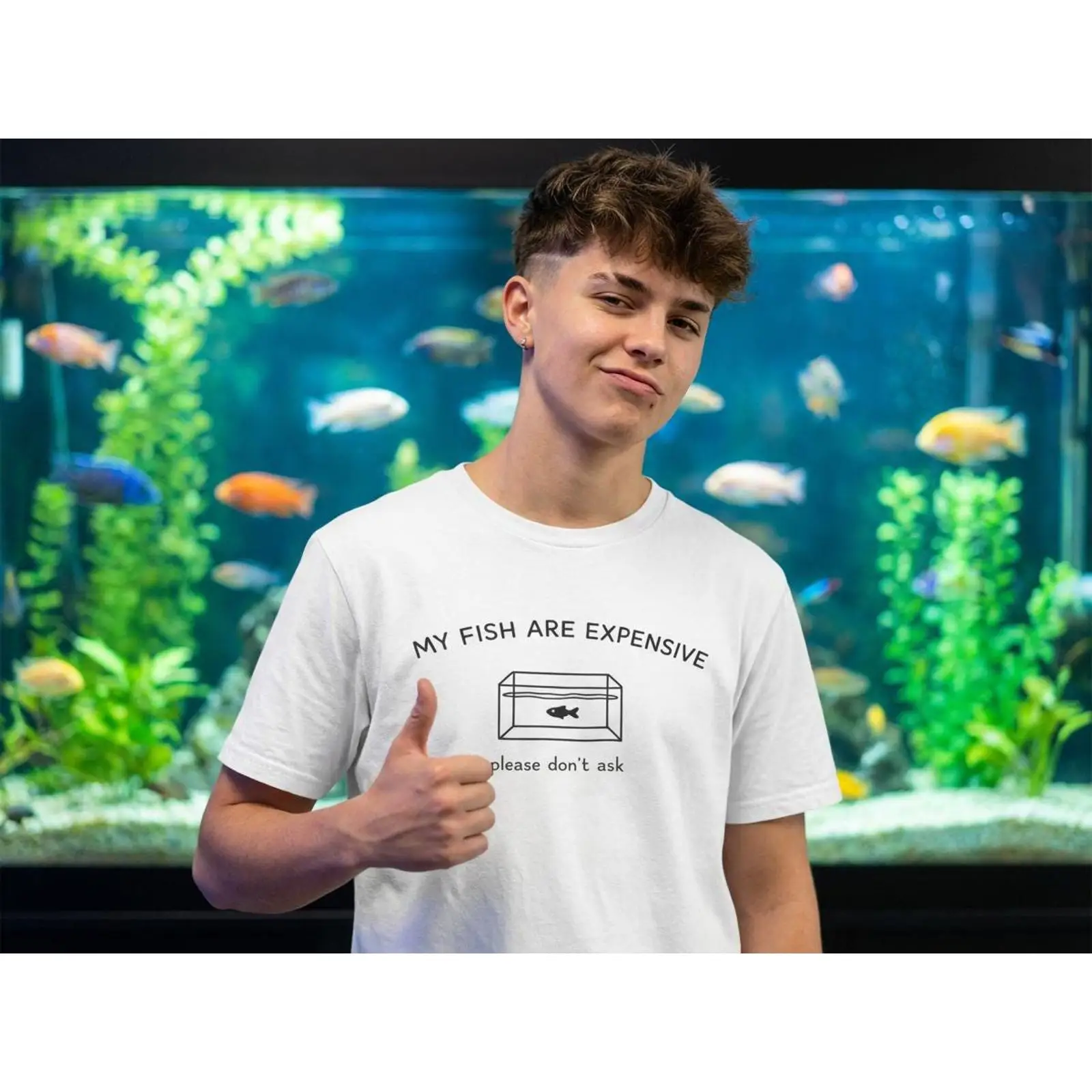 T-shirt Meme vintage « Aquarie - Aquarium Fish Meme avis et prix
