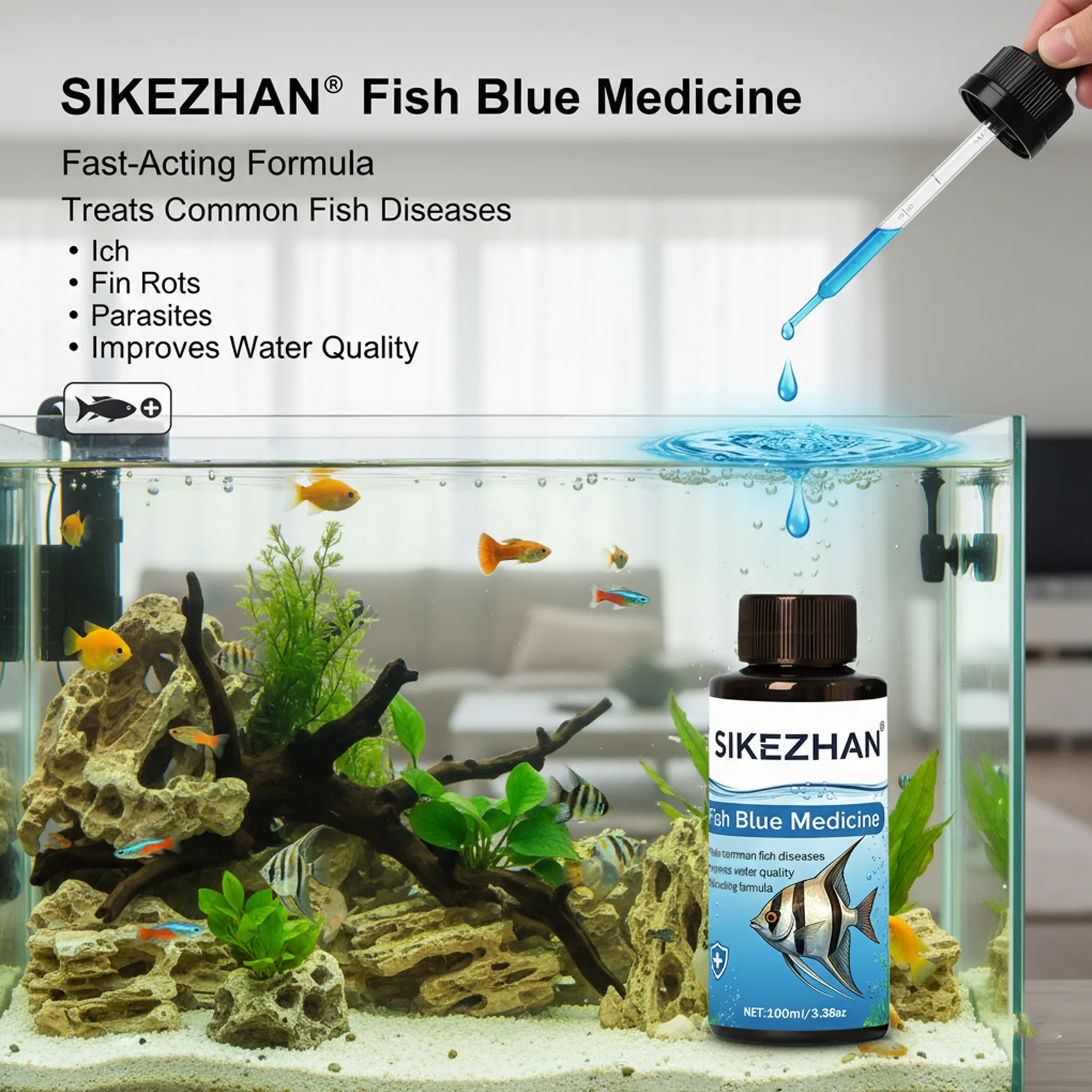 Solution bleue en méthylène de - Algae Scraper Blade avis et prix