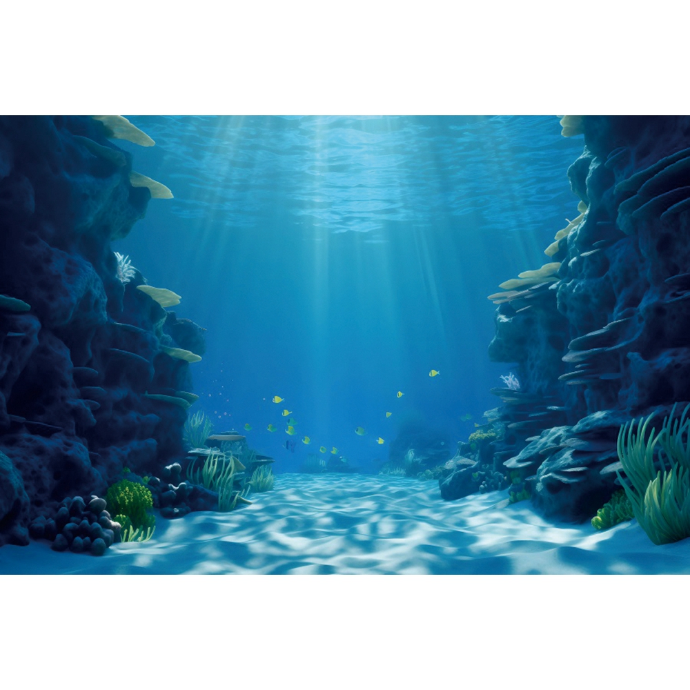 Monde sous-marin fond de mer p - Aquarium Fish World avis et prix