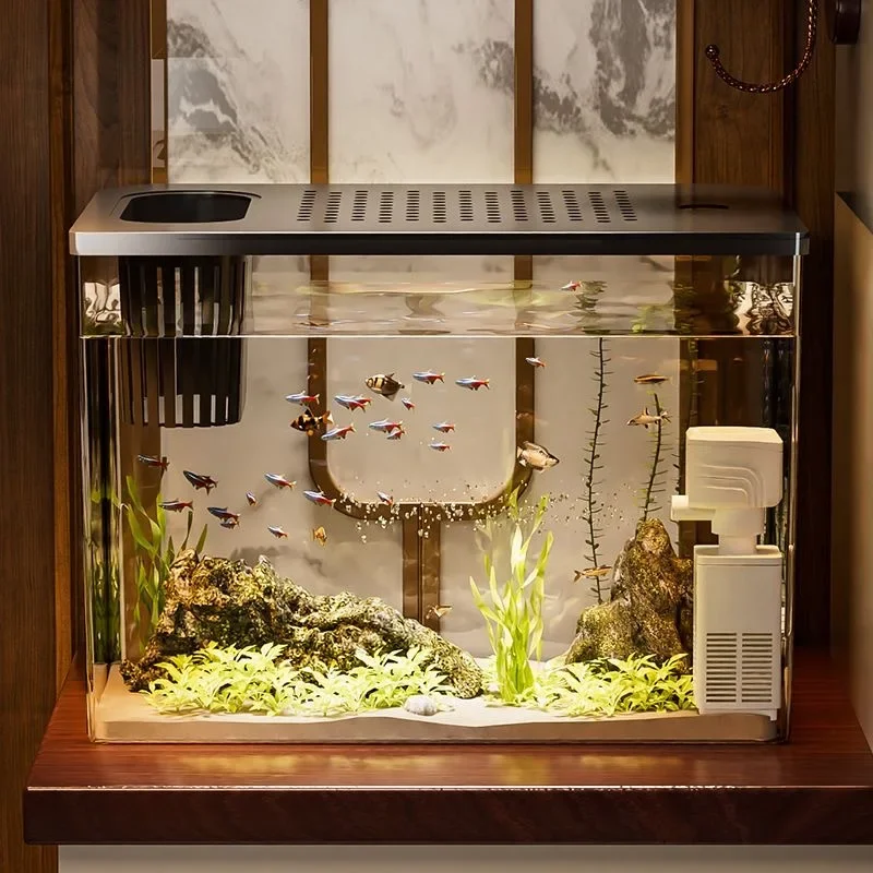 PET + ABS Aquarium nouveau Tra - Aquarium Goldfish avis et prix