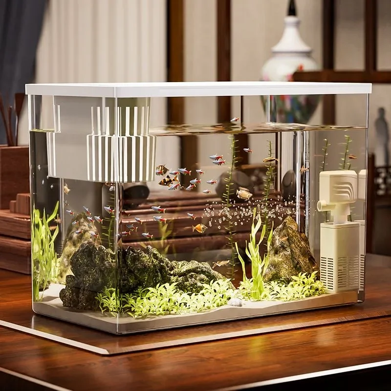 PET + ABS Aquarium nouveau Tra - Aquarium Goldfish avis et prix