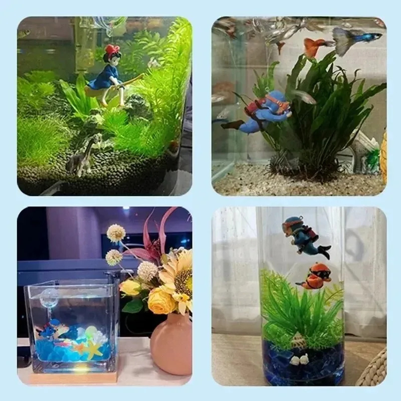 Décorations populaires pour aq - Aquarium Fish Cartoon avis et prix