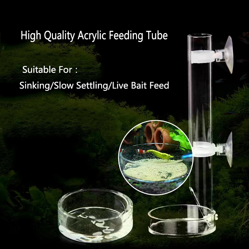 Tube transparent en acrylique  - Aquarium Fish Holiday Food avis et prix